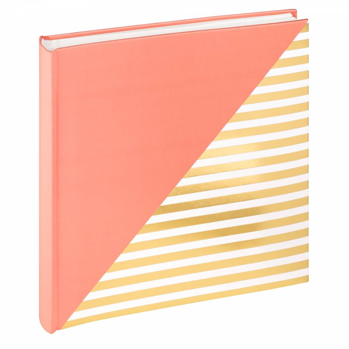 Walther Design FA-237-R Fotoalbum - Roze/Goud - Karton - 25x26 cm