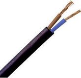 Kopp 152210845 Geïsoleerde kabel H03VV-F 2 x 0.75 mm² Zwart 10 m
