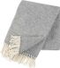 Klippan Samba Plaid Gris/Blanc 100% Laine 200x130cm