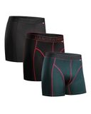 DANISH ENDURANCE Sportonderbroeken Heren - Quick Dry - Sport Boxershorts - 3 pack - Meerkleurig - Maat XXL