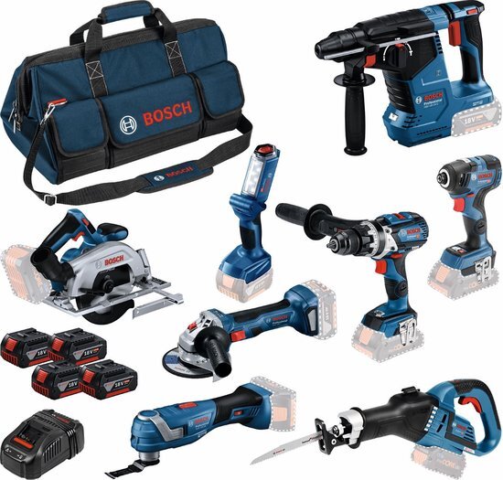 Bosch Professional 8 Toolkit 18V