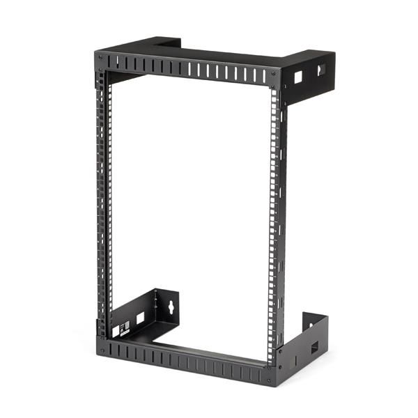 StarTech.com 15U Wandmontage Server Rack - Open Frame - 30cm Diep - Zwart