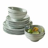 LOBERON Servies set van 30 Braganza groen