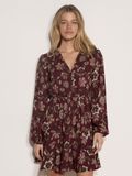 Apricot Folk-minijurk met bloemenprint