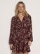Apricot Folk-minijurk met bloemenprint