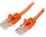 Câble Ethernet Cat5e, 5 mètres, orange, RJ45, UTP