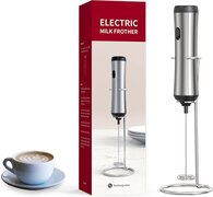 Michelle Barista Crafts Melkopschuimer Electrisch - Oplaadbare Melkschuimer - Roestvrij Staal - Incl Standaard