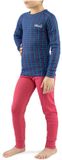 Viking Nino Basislaag Set Blauw, Roze 140-152 cm Jongens