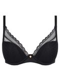 Chantelle Norah Chic Plunge T-Shirt BH Racerback Zwart