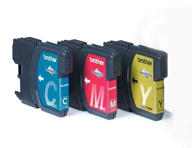 Brother LC-1100C/M/Y Voordeelverpakking - Inktcartridge - Cyaan, Geel, Magenta