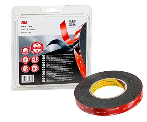 3M VHB Plakband - Verschillende Maten/Soorten - 11M - Zwart