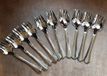 CaterWare Basics serveer vorken - Kunststof - Zilver - 10 stuks