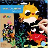 Avenir Art à gratter - Océan - 8 plaques à gratter différentes - 3 ans