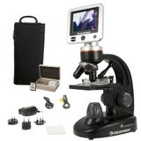Celestron 44341 Professional 5MP LCD Digitale Microscoop II, 40-1600-voudige vergroting, zwart/zilver