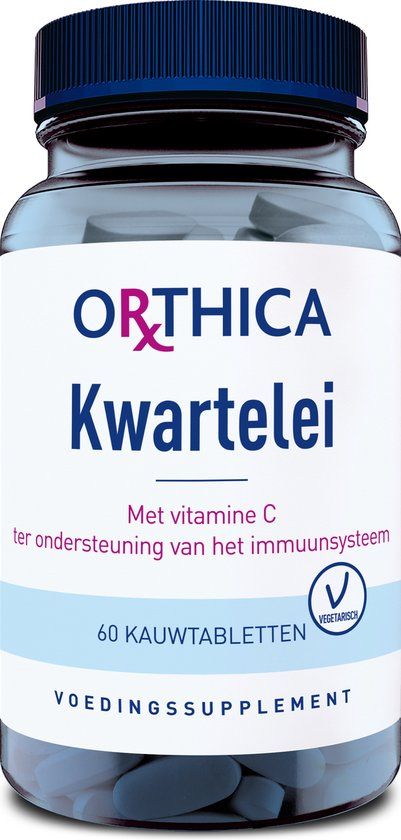Orthica Kwartelei - 60 kauwtabletten