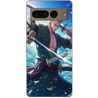 Maniacase Google Pixel 7 Pro One Piece Roronoa Zoro zwaard manga anime hoesje