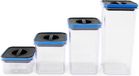 Preston Bait Safe Container 1.2L Blauw/Transparant/Zwart