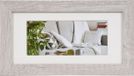 Henzo Cadre photo moderne blanc 10x20 cm