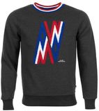 Peak Mountain Sweater met ronde hals Contamine Grijs Katoen M