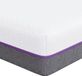 vidaXL Traagschuimmatras - Medium - 100 x 200 cm - Wit en Grijs