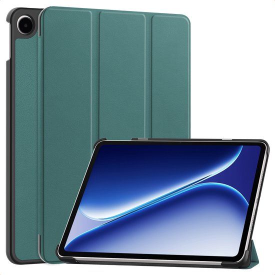 imoshion Tablet Hoes - Geschikt voor Oneplus Pad Go 2 - Trifold Bookcase - Donkergroen