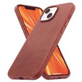 R2B Telefoonhoesje voor iPhone 15 – Geschikt voor MagSafe – Technisch Geweven Case – Schokbestendig – Inclusief Screenprotector – Bruin