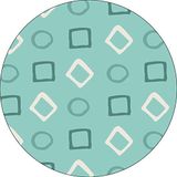 Bonateks Ronde digitaal bedrukte muismat, antislip onderkant, voor kantoor en thuis, diameter: 22 cm