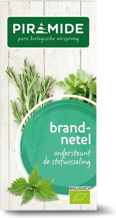 Piramide Kruidenthee Bio Brandnetel - 20 stuks