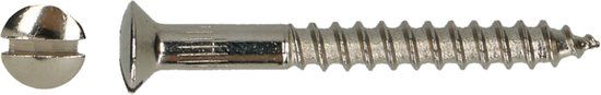 pgb-Europe PGB-FASTENERS Houtschroef BVK DIN 95 Ø 3,50x12 Ms/Ni | 200 st