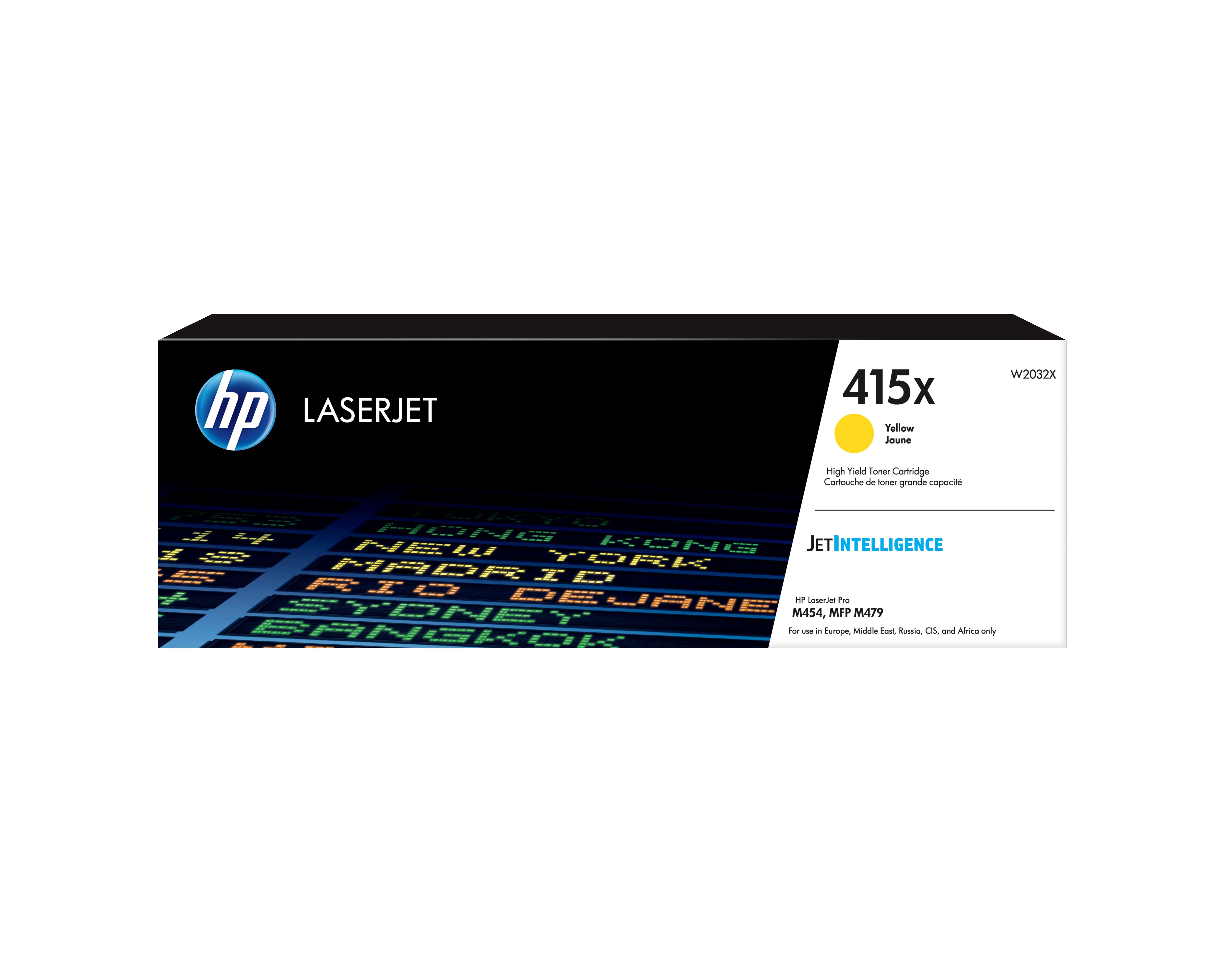 HP 415X Yellow Toner Cartridge - High Capacity - Original