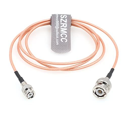 SZRMCC Mannelijke BNC naar Mini Kleine BNC Mannelijke Coaxiale RF SDI RG316 Kabel voor Ultrasone Foutdetector Monitor (40cm)