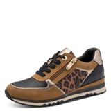 MARCO TOZZI Marco Tozzi Sneakers 2-23749-41 damessneakers, Black Cognac C, 38 EU