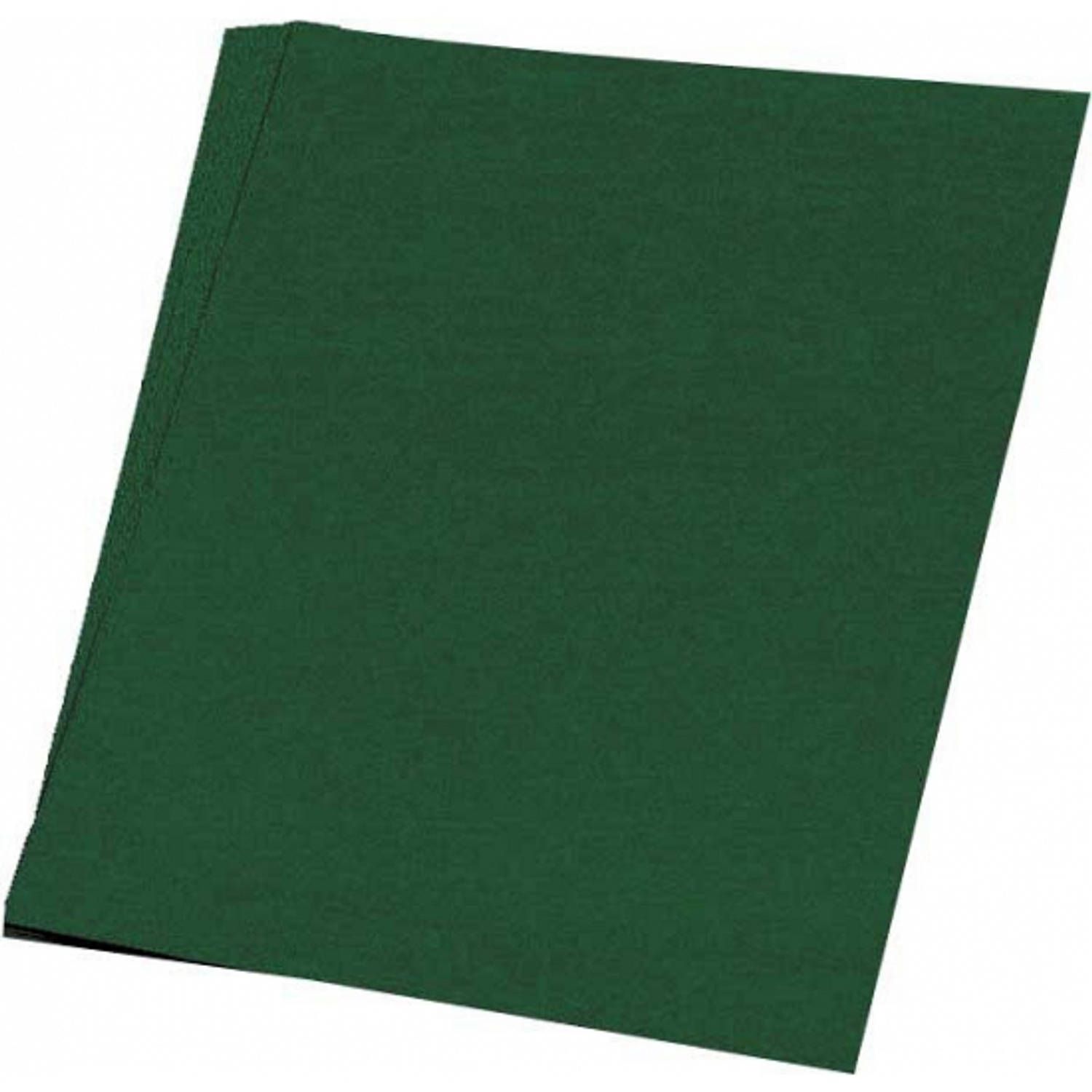Bellatio Decorations 100 vellen donkergroen A4 hobby papier