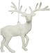 Kaemingk Christmas Reindeer Plastic Glitter White/Glitters L4.00-W14.00-H14.00cm
