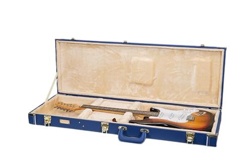 Crossrock Designer Series gitaarkoffer, Levendig Blauw, Electric, gitaar
