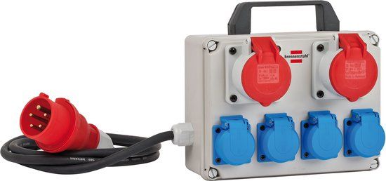 Brennenstuhl Compacte Stroomverdeler BKV 2/4 T IP44 - 6 stopcontacten - Voor binnen & buiten