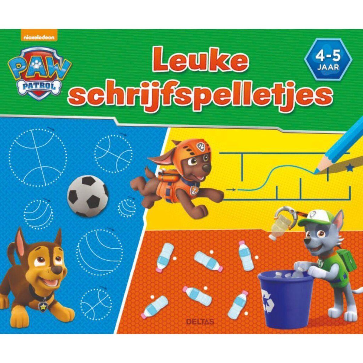Deltas/Chantecler Paw Patrol - Leuke Schrijfspelletjes - 9789044750553