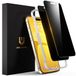 UNBREAKcable iPhone 15 Pro (6,1 inch) Anti-spionage gehard glas - 2 stuks