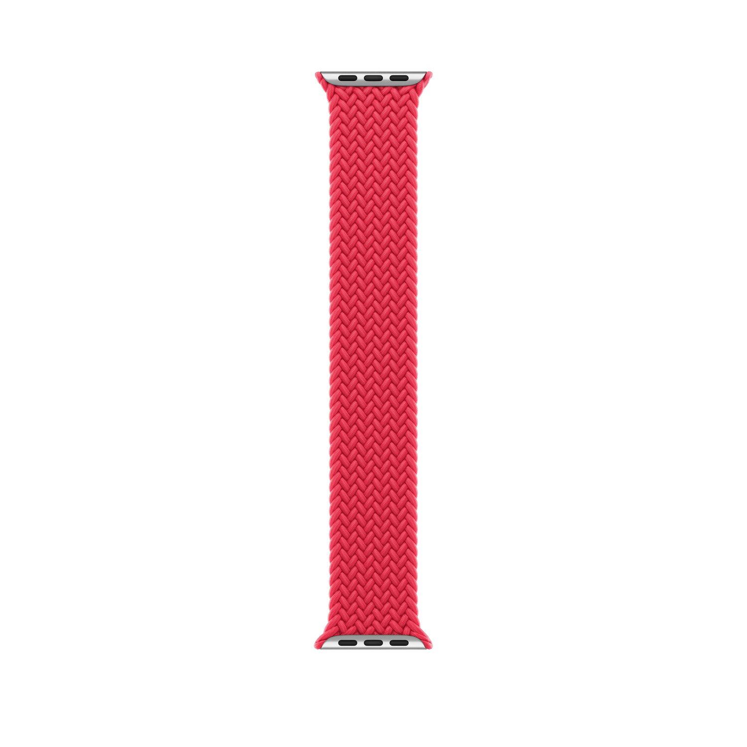 Apple Gevlochten solobandje voor de Apple Watch | 44/45/46/49 mm - Maat 10 - (Product) Red
