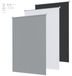 QEENTOE Rideau occultant, rideau thermique, rideau à commande latérale, store à enrouleur, store à fixation par pince sans perçage, klemfix, 110 x 210 cm, gris