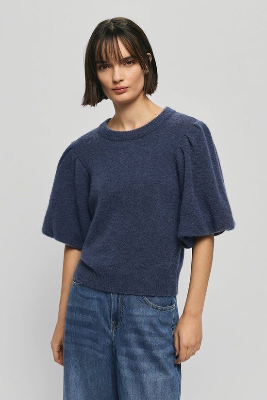MSCH Copenhagen Mschjinie Hope 2/4 Pullover Dames Blauw Maat M/L