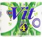 Vit, Hibiscus, pure cellulose, 2-laags, wc-papier, 4 rollen
