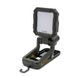 Oplaadbare LED-werklamp 10W 1000lm, batterijgevoede schijnwerper met klem en magnetische voet, opvouwbare en 360° draaibare LED-schijnwerper