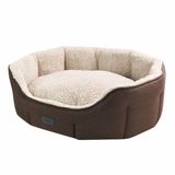 Nobby Comfort bed ovaal LICA bruin 65 x 57 x 22 cm