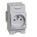 Legrand LEG92782 stekkerdoos, 10/16 A, met kinderbeveiliging, 2,5 modules