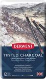 Derwent Tinted Charcoal potloden 12 blik