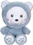 GIPSY TOYS Hoody Pets beer knuffel - Blauw, 24 cm