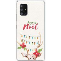 Samsung Galaxy A71 5G Beschermende siliconen case lichtgevend rendier