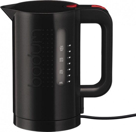 Bodum Bistro - Waterkoker - 1 Liter - Zwart