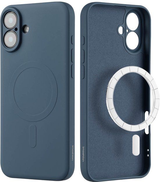 imoshion Color Backcover met MagSafe voor de Apple iPhone 16 - Donkerblauw